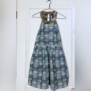 RACHEL ROY linen, cotton & silk dress with pockets, size 8